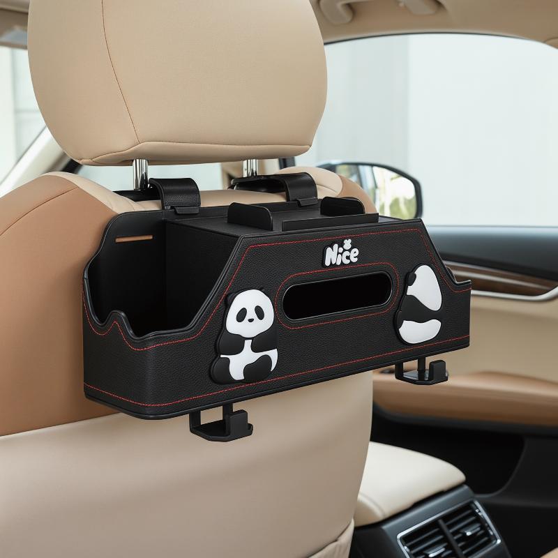 Tech Accessories Travel Bag - กล่องเก็บของอเนกประสงค์ในรถยนต์ 4 in 1 สำหรับผู้หญิง แข็งแรง