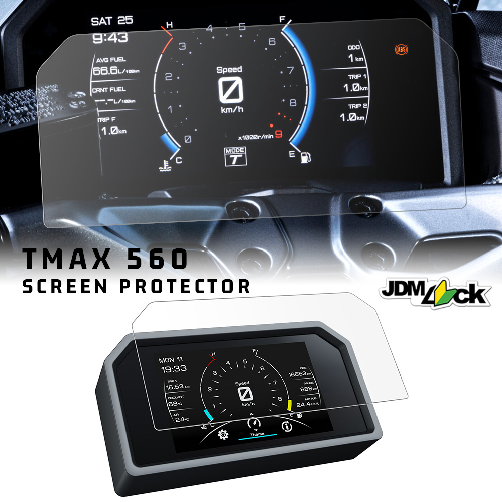 Tech Accessories Shop - รถจักรยานยนต์คลัสเตอร์ป้องกันรอยขีดข่วนฟิล์มอุปกรณ์เสริมอุปกรณ์เสริมหน้าจอแดชบอร์ดสำหรับยามาฮ่า ทีแม็กซ์ 560 เทคมักซ์ 2022-