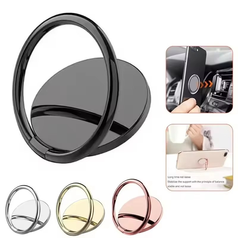 Mobile Tech Accessories - ที่วางโทรศัพท์มือถือแบบวงแหวนสำหรับ iPhone Xiaomi สติ๊กเกอร์ติดตั้ง รองรับอุปกรณ์เสริมสมาร์ทโฟน ที่ยึดโทรศัพท์แบบวงกลม