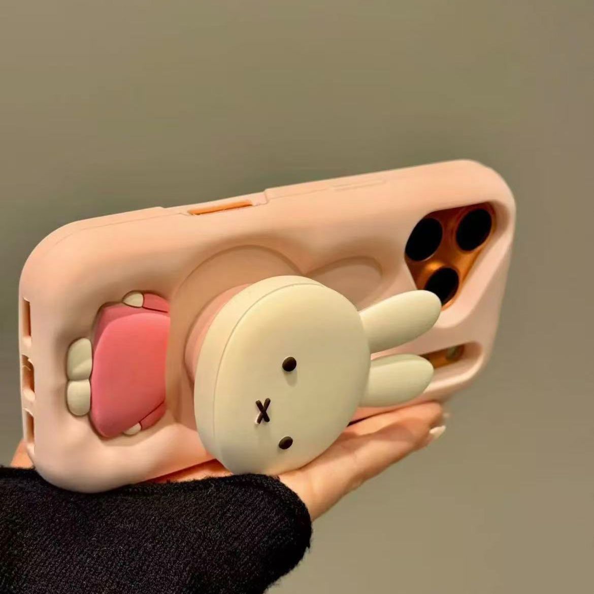Mobile Tech Accessories - เคสโทรศัพท์มือถือลายการ์ตูนมิฟฟี่แบบสามมิติ ใช้ได้กับ iPhone 17 Pro Max