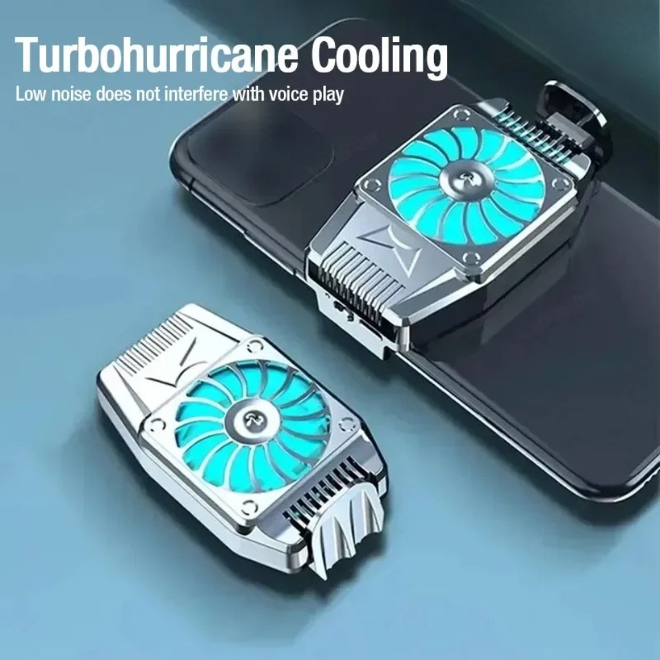 Mobile Tech Accessories - คลิปหนีบหลังแบบพกพา ระบบระบายความร้อนด้วยอากาศขนาดเล็ก สำหรับโทรศัพท์มือถือ iPhone 15 IOS