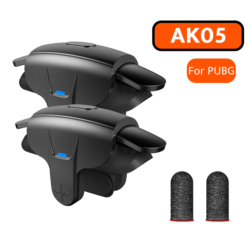 Mobile Tech Accessories - คอนโทรลเลอร์เกม AK05 สำหรับโทรศัพท์มือถือ PUBG ปุ่มยิงและเล็ง ปุ่มทริกเกอร์
