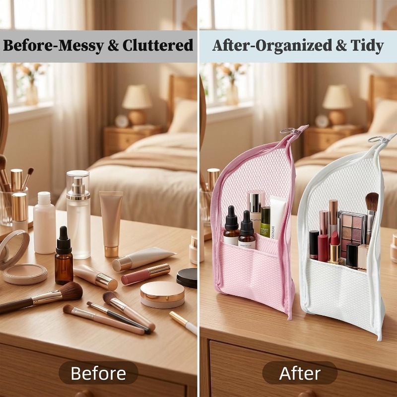 กระเป๋าใส่ของใช้ส่วนตัวแบบตาข่ - Tech Accessories Travel Bag บทวิจารณ์และราคา