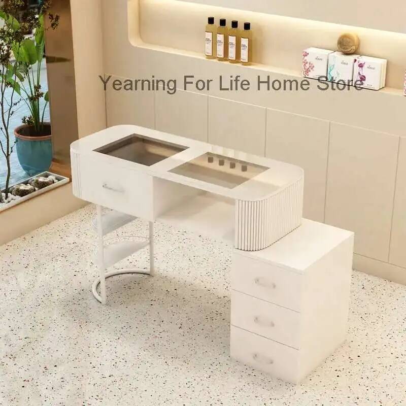 โต๊ะทำเล็บพร้อมตู้เก็บของ โต๊ะ - Tech Accessories Luxury บทวิจารณ์และราคา