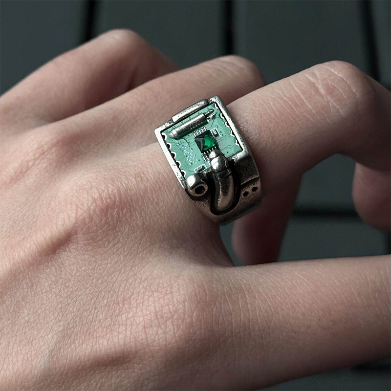 เครื่องประดับแหวนลาย PCB ที่ได - Tech Inspired Accessories บทวิจารณ์และราคา