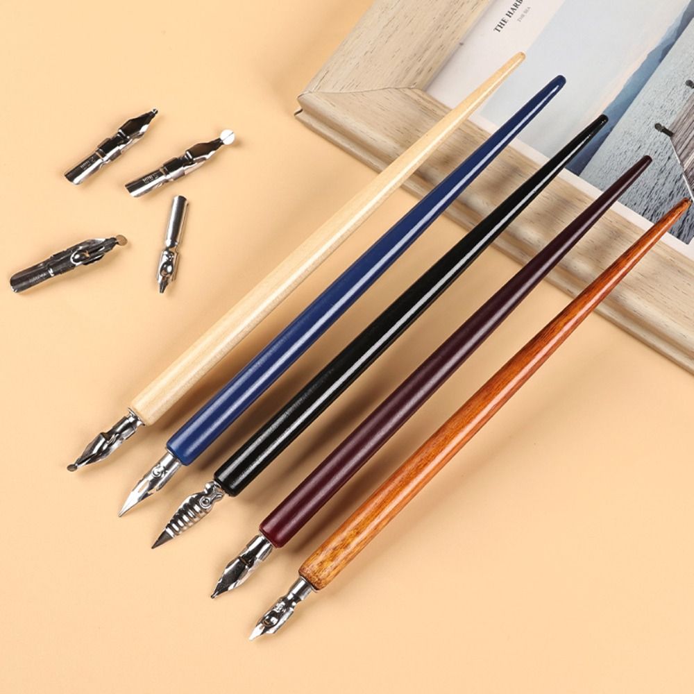 1 ชิ้น คุณภาพสูง ด้ามไม้ ปากกา - High Tech Office Accessories บทวิจารณ์และราคา