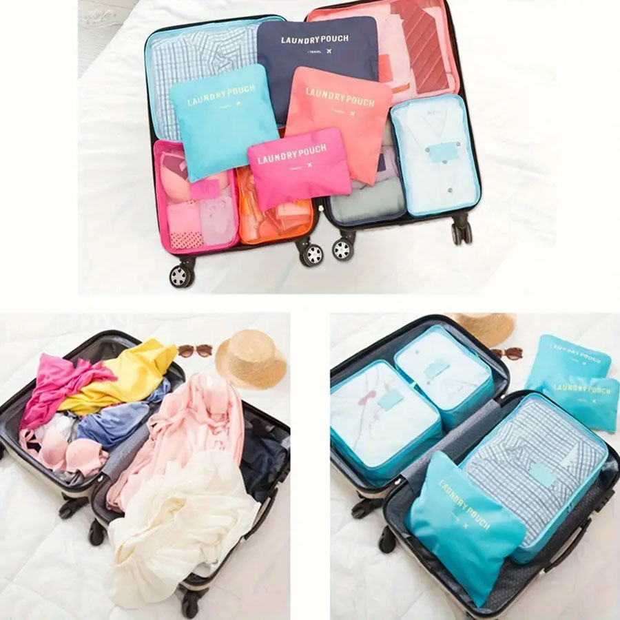 6 ชิ้น Travel Organizer กระเป๋ - Tech Accessories Travel Bag บทวิจารณ์และราคา