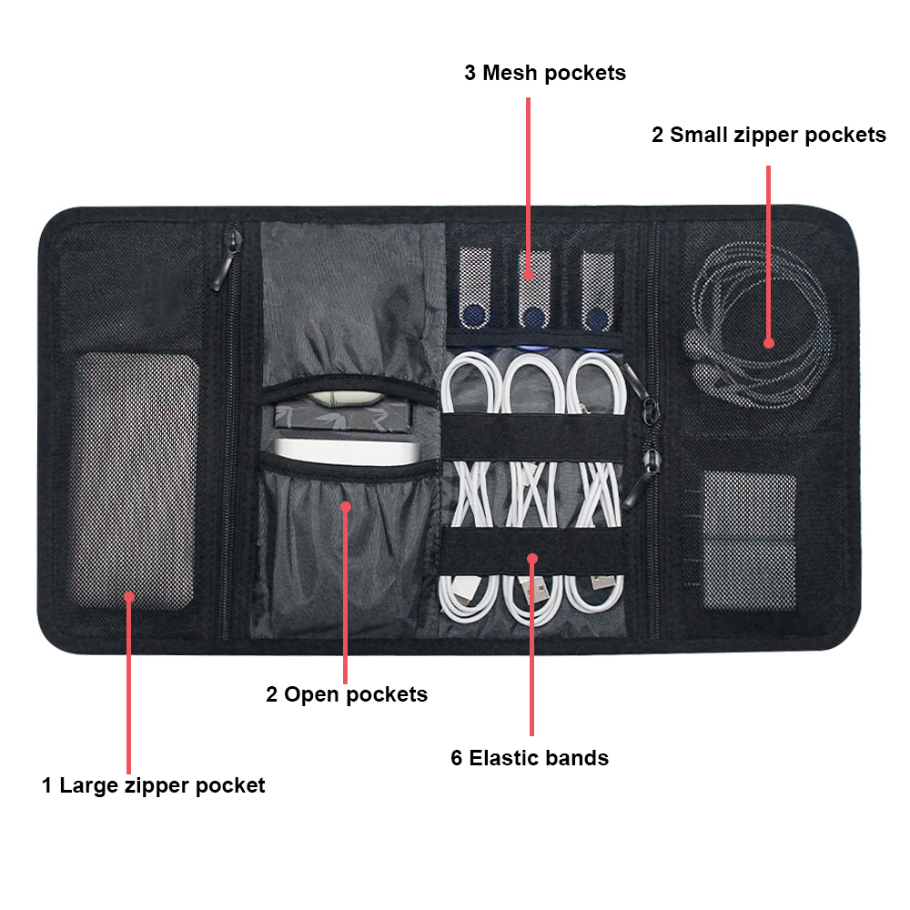 กระเป๋าจัดเก็บอุปกรณ์อิเล็กทรอ - Tech Accessories Shop บทวิจารณ์และราคา