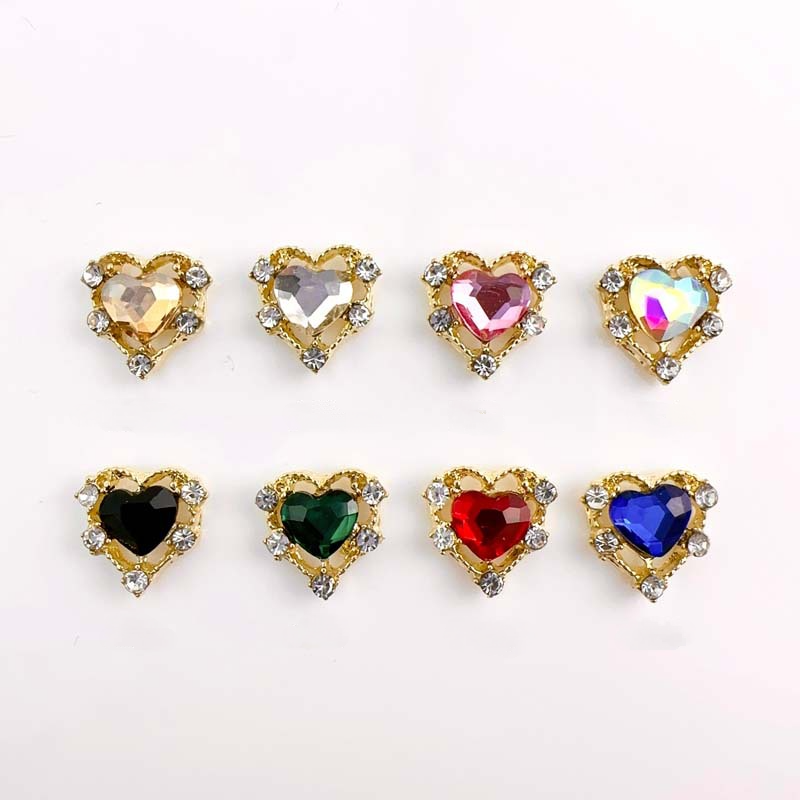 10pcs Luxury Alloy เล็บ Charms - Y2K Tech Accessories บทวิจารณ์และราคา